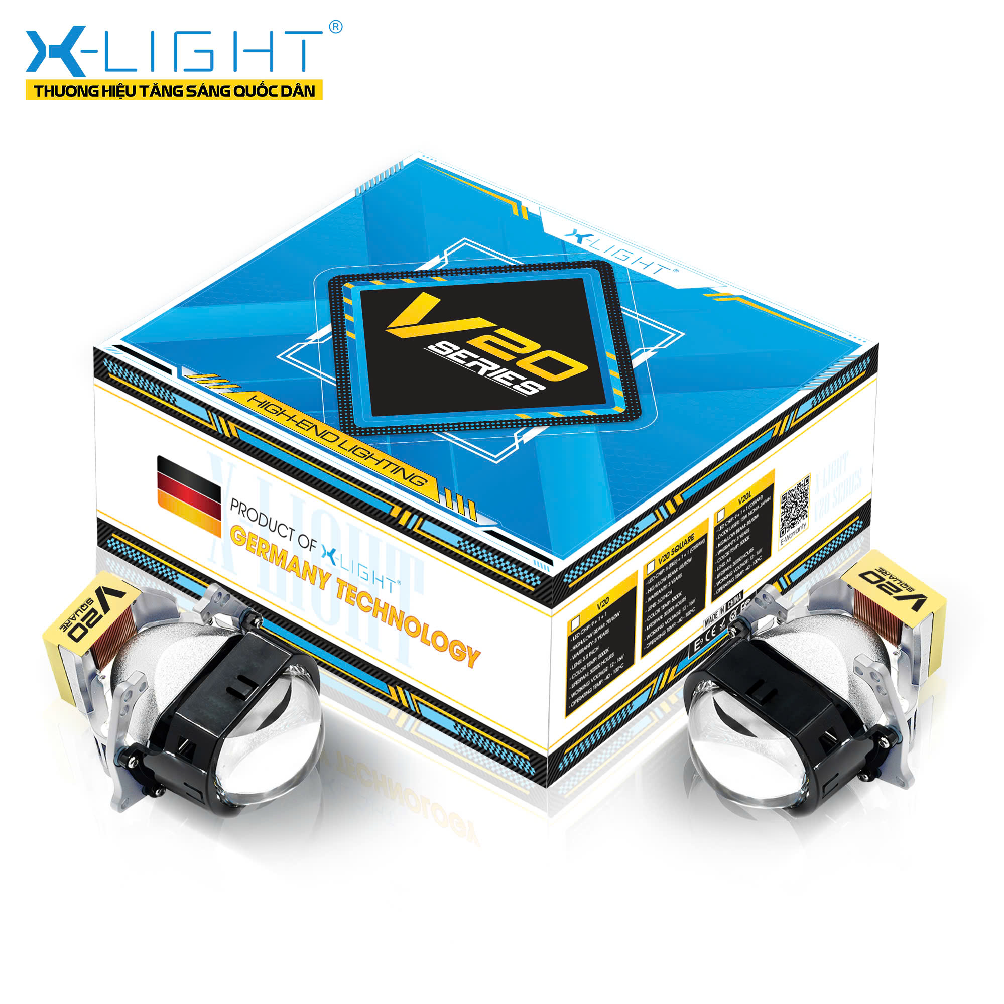 BI LED X LIGHT V20 SQUARE