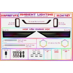 Led nội thất zin Vinfast VF3