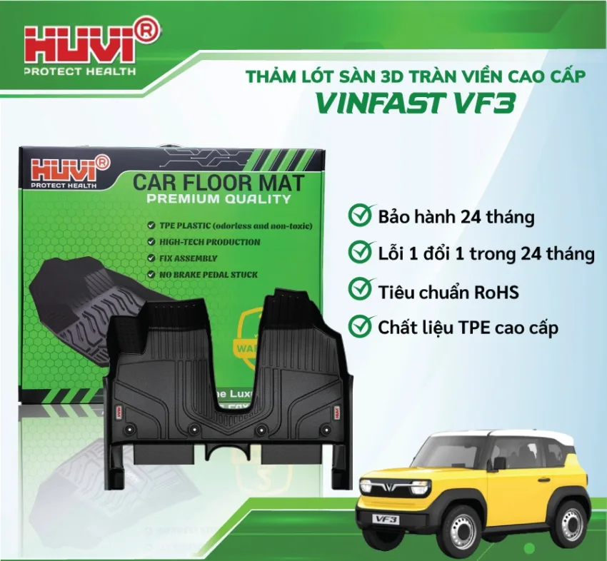 Tham lot san o to Vinfast VF3 1 Tham lot san o to Vinfast VF3 1