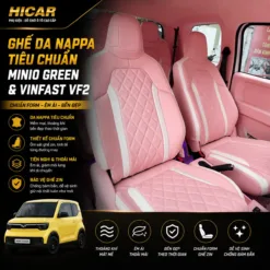 Ghế Da Nappa Tiêu Chuẩn Minio Green & VinFast VF2