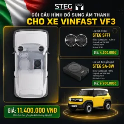 Combo âm thanh VF3 – Loa SFF1 & Sub gầm ghế SA-8W