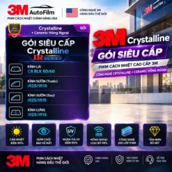 Phim cách Nhiệt 3M Crystalline Gói siêu cấp