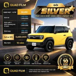 Phim Cách Nhiệt Quad Film Silver Cho VinFast VF3