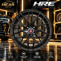 Mâm HRE Performance Wheels Flow Form Đen Bóng Cao Cấp