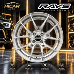 Mâm RAYS Flow Form – Mâm Xe Thể Thao Đa Chấu Cao Cấp