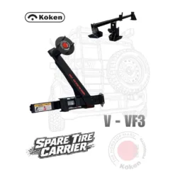 Pass Bánh Sơ Cua Koken VinFast VF3 – Giá Treo Lốp Dự Phòng