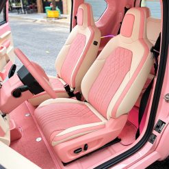 Ghế Da Nappa Hồng Kem VinFast VF3 Cao Cấp